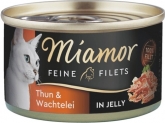 Miamor Puszka Feine Filets w galaretce tuńczyk + jajko przepiórcze 100g