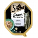 Sheba Sauce Collection tacka dla kota z cielęciną w jasnym sosie  85g