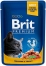 Zdjęcie Brit Premium Cat Adult saszetka w sosie z łososiem i pstrągiem 100g