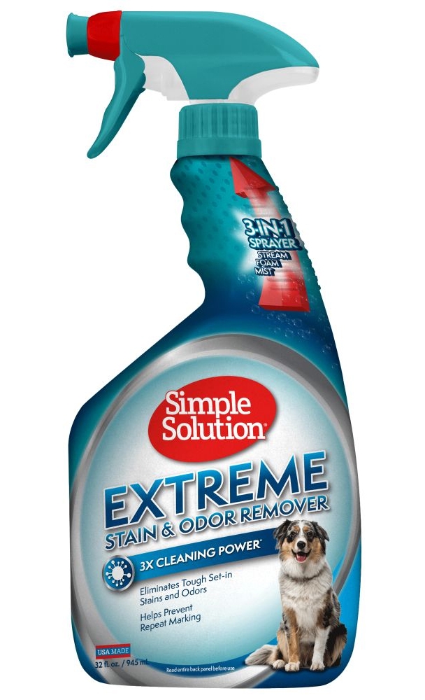 Zdjęcie Simple Solution Extreme Stain & Odour Remover Dog  preparat neutralizujący plamy i zapachy 945ml