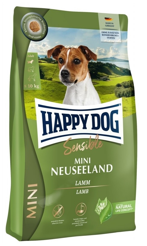 Zdjęcie Happy Dog Supreme Mini Neuseeland dla małych ras  nowozelandzka jagnięcina 4kg
