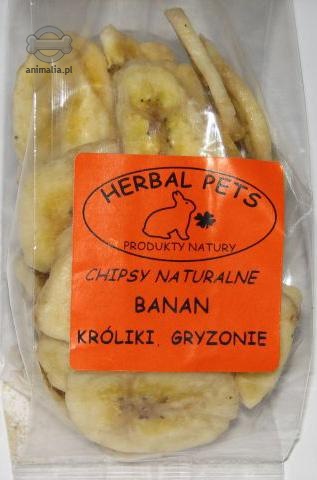 Zdjęcie Herbal Pets Chipsy naturalne banan   75g