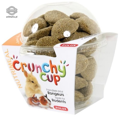Zdjęcie Zolux Crunchy Cup Candy dla królików i gryzoni   z lucerną i pietruszką 200g