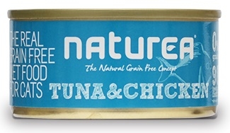 Zdjęcie Naturea Puszka dla kota Tuna with Chicken kawałki w sosie tuńczyk z kurczakiem 85g