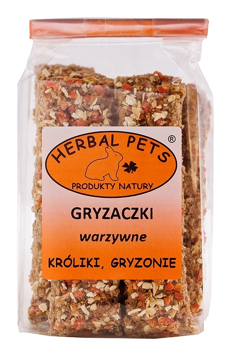 Zdjęcie Herbal Pets Gryzaczki warzywne  króliki i gryzonie 160g