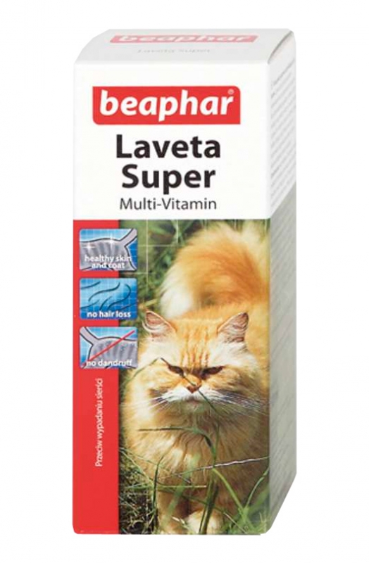 Zdjęcie Beaphar Laveta Super dla kota  przeciw wypadaniu sierści 50ml