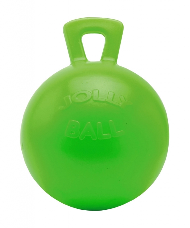 Zdjęcie Jolly Ball Piłka do boksu lub na padok śr. 26 cm zielona (zapach jabłkowy) 