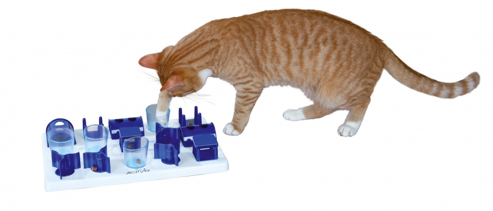 Zdjęcie Trixie Cat Activity Playground zabawka edukacyjna dla kota 39 x 24 cm 