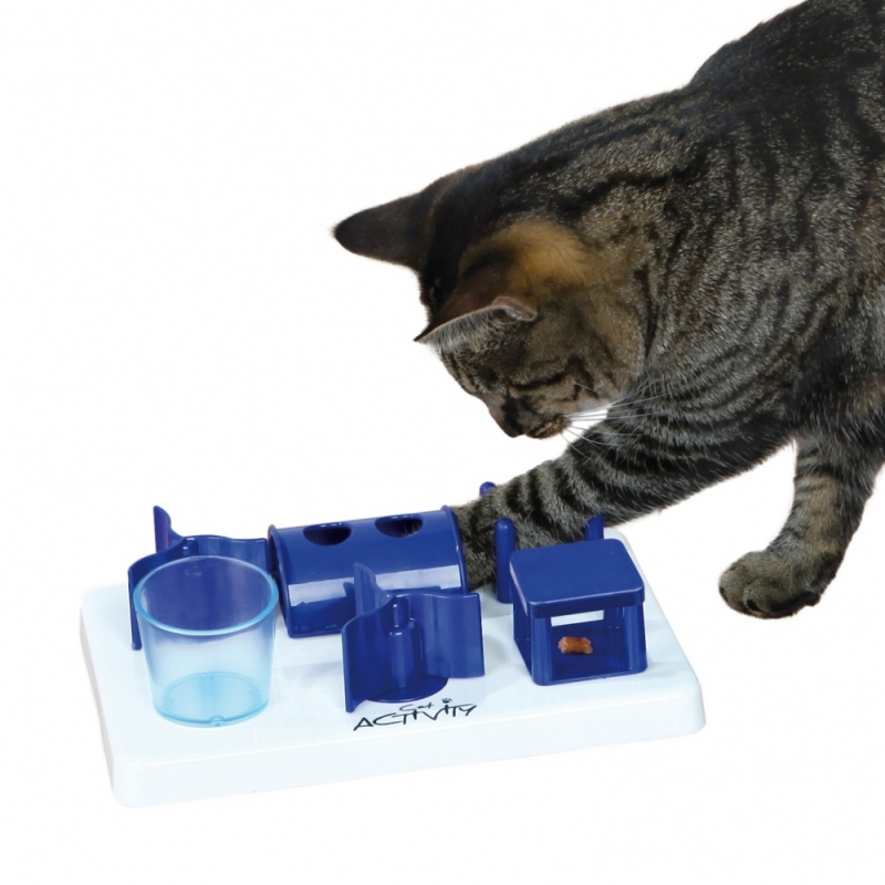 Zdjęcie Trixie Cat Activity Mini Playground zabawka edukacyjna dla kota 24 x 16 cm 