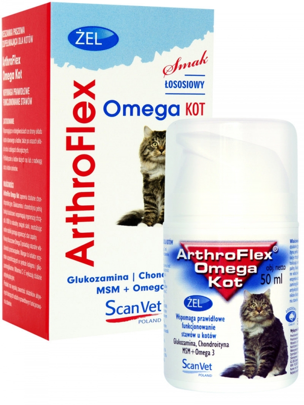 Zdjęcie ScanVet ArthroFlex Omega w żelu  dla kotów 50ml