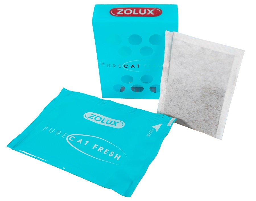 Zdjęcie Zolux Pure Cat Fresh Kit pojemnik z wkładem  pochłaniacz zapachów do kuwety na 1 miesiąc