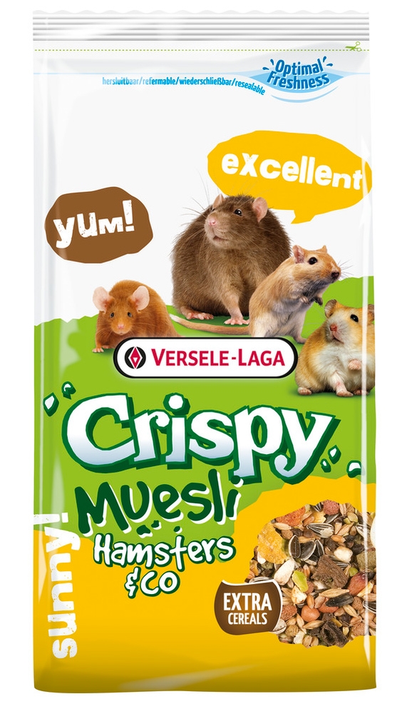 Zdjęcie Versele Laga Hamster Crispy Muesli  pokarm dla chomika 400g