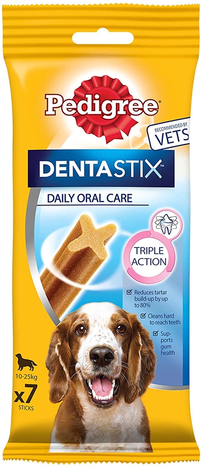 Zdjęcie Pedigree Dentastix Medium  przysmaki na zęby dla psów średnich 10-25kg 77g (3 szt.)