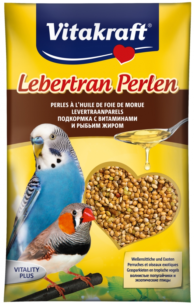 Zdjęcie Vitakraft Lebentran dla papużki falistej   20g