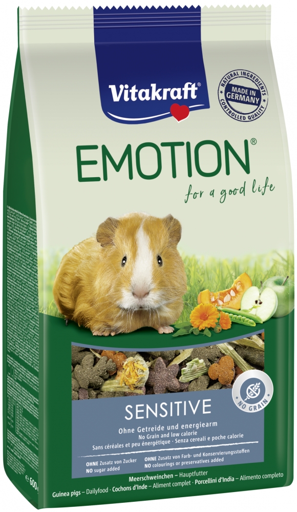 Zdjęcie Vitakraft Emotion pokarm dla świnek morskich  Sensitive Selection All Ages 600g