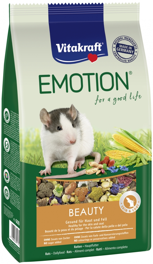 Zdjęcie Vitakraft Emotion Pokarm dla szczurów  Beauty Selection All Ages 600g