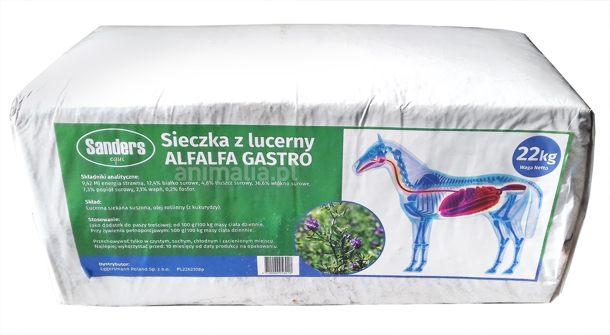Zdjęcie Eggersmann Alfalfa Gastro plus  lucerna z olejem lnianym 18kg