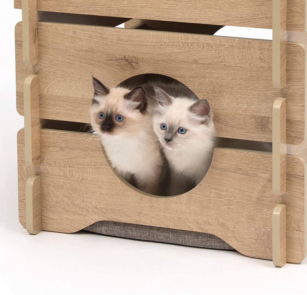 Zdjęcie catit Vesper Cottage domek dla kota  dąb 50 x 50 x 49 cm