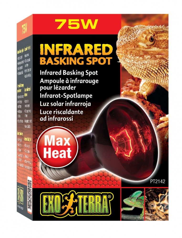 Zdjęcie Exo-Terra Infrared Basking Spot żarówka grzewcza podczerwona 75W 