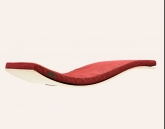 Zdjęcie Cosy And Dozy Półka dla kota Chill DeLuxe  Maple (klon), kolor Elegant Red 90 x 41 cm