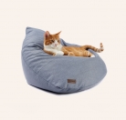 Zdjęcie Cosy And Dozy Molly’s Heaven Pet Bed Small for Cats legowisko dla kota szaroniebieskie 59 x 80 x 60 cm