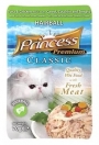 Zdjęcie Princess Premium Cat saszetka Hairball odkłaczająca kurczak, tuńczyk, warzywa i ryż 70g