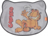 Zdjęcie Garfield Dwuwarstwowa mata wycieraczka pod kuwetę w kształcie kota szara 58,5 x 44 cm