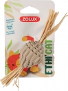 Zdjęcie Zolux Zabawka dla kota Ethicat piłka z tektury  z liściem kukurydzy 2,9 x 3,4 x 15cm
