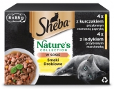 Sheba Multipak Nature's Collection tacka dla kota smaki drobiowe 8x85g