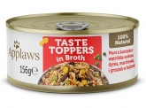 Zdjęcie Applaws Taste Toppers puszka dla psa   kurczak, wątróbka wołowa i warzywa w bulionie 156g