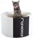 myKotty Oti legowisko ekskluzywne dla kota czarno-biały 51,5 x 30 cm