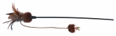 Zdjęcie Trixie Naturalna wędka z kulą i piórkami z kocimiętką 54 cm 