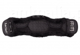 Zdjęcie BR Popręg ujeżdżeniowy Cheviot z naturalnym futrem owczym  czarny/czarny 