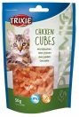 Zdjęcie Trixie Premio Chicken Cubes dla kota  z kurczakiem 50g