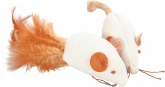 Zdjęcie Zolux Zabawka myszki z piórkiem dla kota   2 szt. / 5 cm