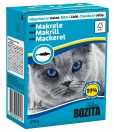 Zdjęcie Bozita Puszka kartonik dla kota  Makrele (makrela), galaretka 370g