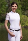 Zdjęcie Horsenjoy Koszulka konkursowa Victoria biała  młodzieżowa 