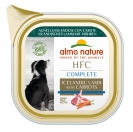 Zdjęcie Almo Nature HFC Complete tacka dla psów mała  islandzka jagnięcina z marchewką 85g
