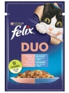 Zdjęcie Felix Saszetka Fantastic dla dorosłych kotów  Duo z łososiem i sardynką w galaretce 85g