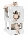Zdjęcie catit Vesper Condo domek dla kota  biały 48,5x 48,5x 80cm