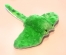 Zdjęcie Kotul Craft Płaszczka z kocimiętką zabawka dla kota  wiosenna zieleń minky 25 x 27 cm