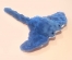 Zdjęcie Kotul Craft Płaszczka z kocimiętką zabawka dla kota  royal blue minky 25 x 27 cm