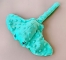 Zdjęcie Kotul Craft Płaszczka z kocimiętką zabawka dla kota  turkusowa manta minky 25 x 27 cm