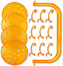 Zdjęcie Zolux Zestaw akcesoriów klatek RodyLounge dla małych gryzoni pomarańczowy śr 5,8 cm