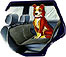 Zdjęcie Dingo Mata do samochodu z kodury (tylne fotele) rozm. 145 / 150 cm 