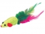 Zdjęcie Happet Myszka sznurkowa grzechocząca z piórkiem kolorowa 5 cm