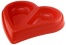 Zdjęcie Sumplast Miseczka plastikowa serduszko podwójna czerwona 0.45l