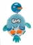 Zdjęcie Coockoo Huggl zabawka pluszowy pisklak dla psa  niebieski 24 x 18 cm
