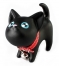 Zdjęcie Animalia Kot breloczek winylowy czarna kotka Luna 6,5 x 5,5 cm