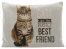 Zdjęcie Trixie Poduszka Chipo Cats are perfect best friend  szara z kotem 60 x 48 cm